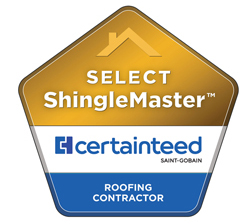 Select Shingle Master Certainteed badge